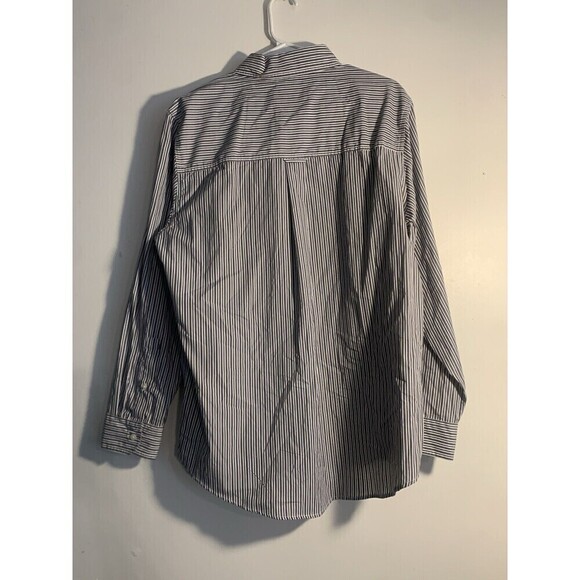 NWT Chaps Mens Medium Shirt long‎ sleeve Button-Down striped - Picture 2 of 2